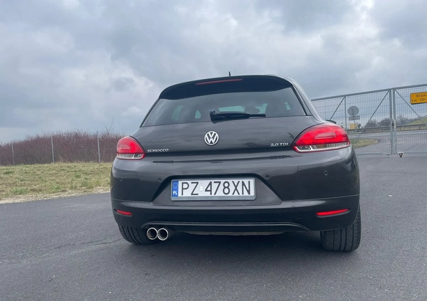 Volkswagen Scirocco cena 37000 przebieg: 178500, rok produkcji 2010 z Trzcianka małe 137